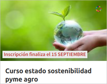 Guía práctica del estado de sostenibilidad en las pyme agroalimentaria - INSCRIPCIONES HASTA EL 15.10.2026